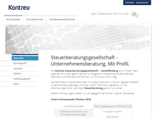 Tablet Screenshot of kontreu.de